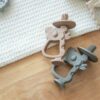 2-in-1 Koala-Beißring aus lebensmittelechtem Silikon für Babys