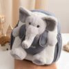 Kinderrucksack für Kleinkinder mit abnehmbarem Plüschtier Elefant