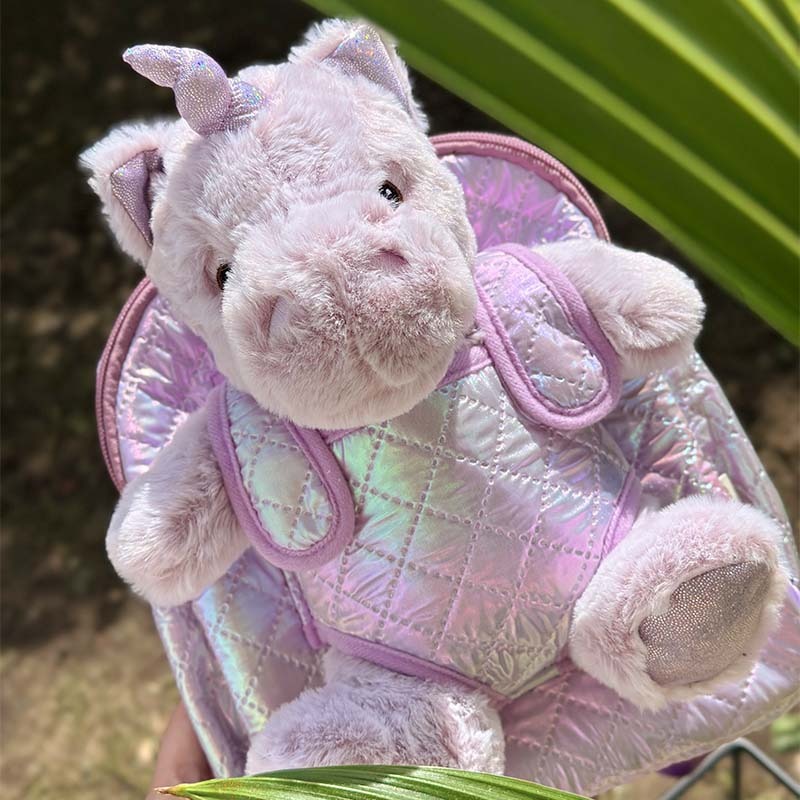 Kinderrucksack mit abnehmbarem Plüschtier Einhorn für Kleinkinder