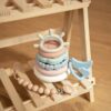 Stapelringe für Babys aus Silikon mit Montessori-Design